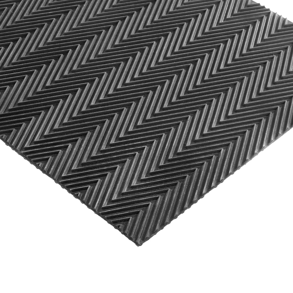 image 1 of My Mat Reversible Rubber Zig Zag Doormat 45x75