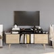 image 2 of Decorotika Char  TV Unit for TVs up to 72 inches