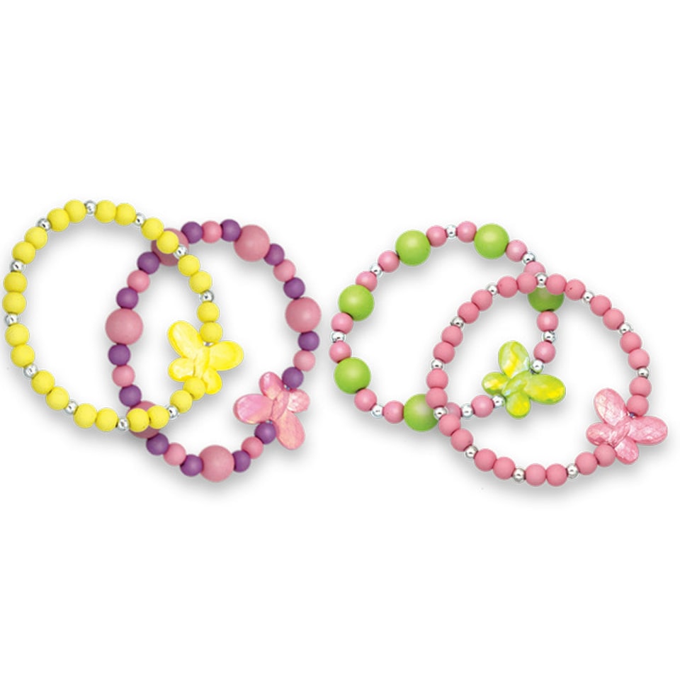 image 1 of Small World Toys Beginner Bead Jewellery Butterflies