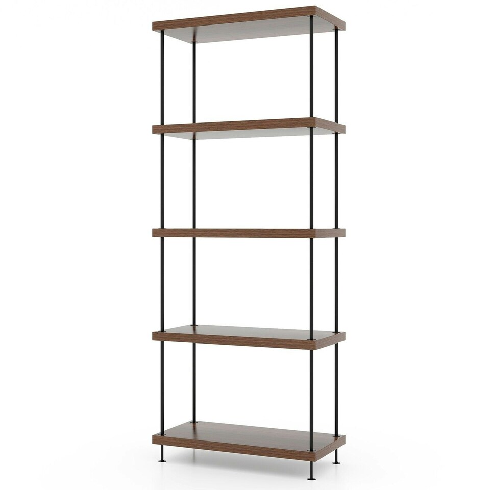 image 1 of COSTWAY 5-Tier Multipurpose Display Rack Shelving Unit