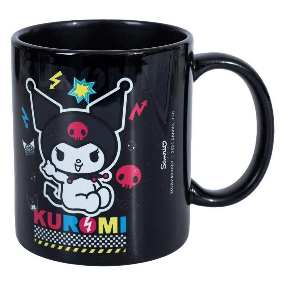 image 1 of Sanrio CMYK Kuromi Mug - Black - One Size