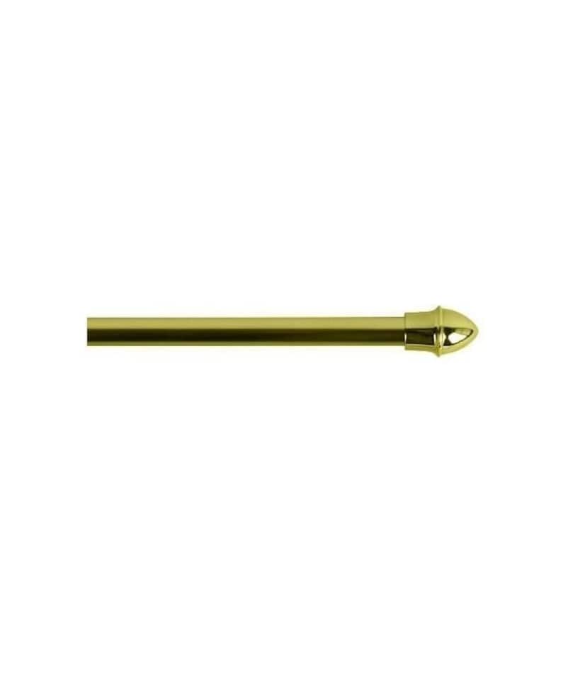 Brass Cafe Curtain Rod 135 - 220cm | Gold | Gold