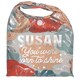 image 1 of History & Heraldry Personalised Sparkle Reusable Foldable Shopper Bag - Susan Multi