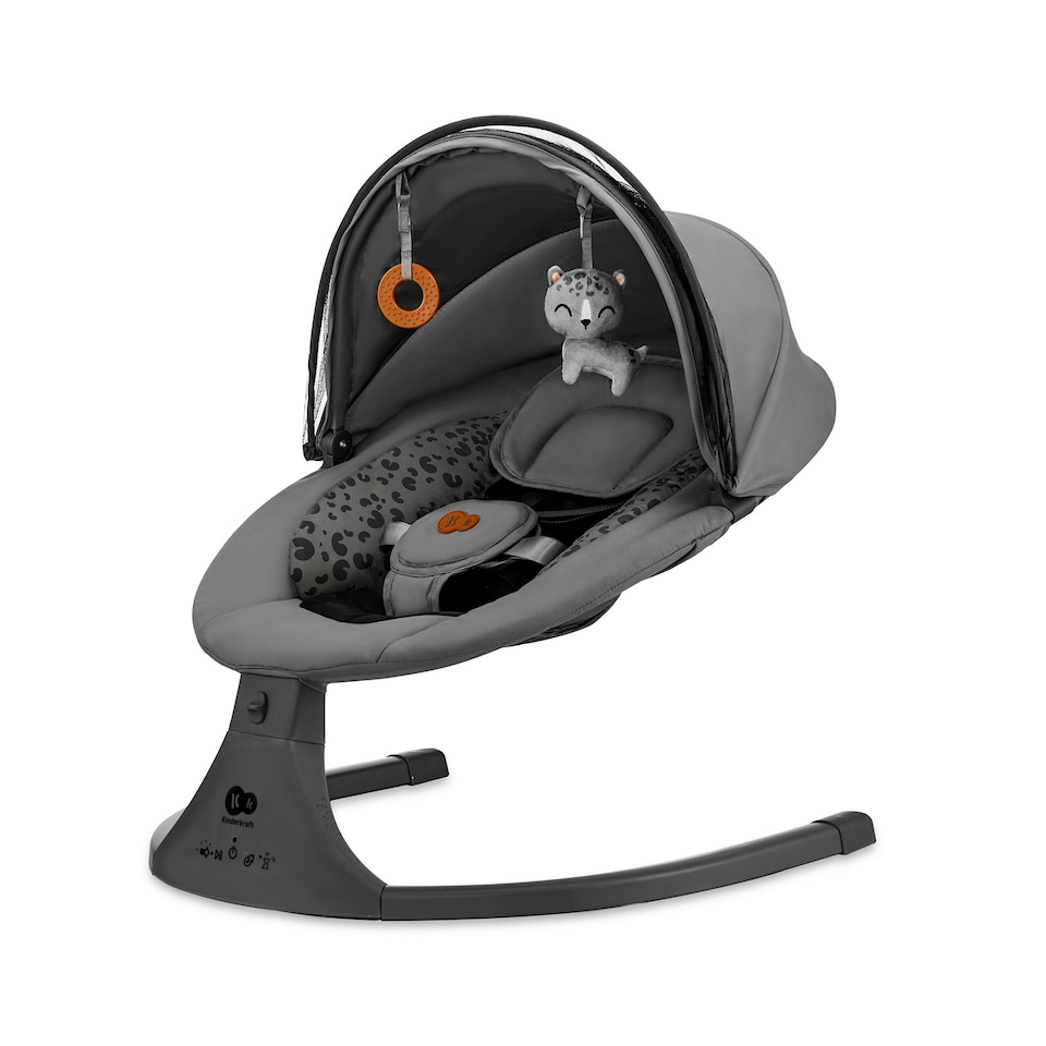 image 1 of Kinderkraft Lumi 2 Swing Baby Rocker | Grey