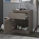 image 6 of FWStyle Stora 1 Door 1 Drawer Multi-Storage Unit - Rustic Oak Brown