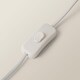 image 6 of ValueLights Modern Chrome Acrylic Jewel Intertwined Double Hoop Design Table Lamp Base | Grey