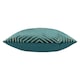 image 4 of Paoletti Evoke Cut Velvet Cushion | Blue | Teal | 45 x 45cm | 1