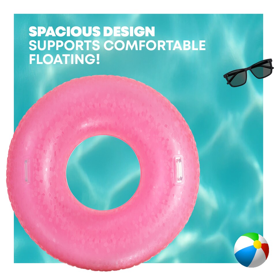 image 1 of SPLASH Inflatable Swim Ring for Pool and Beach Use