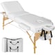 image 1 of Massage Table 3 Zones Massage Table Massage Bed Cosmetic With Lounger Bag Head- And Armrests | White | white | 1