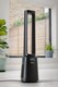image 3 of Pro Breeze OmniAir Premium Bladeless Tower Fan and Air Purifier with Smart App Control - Black