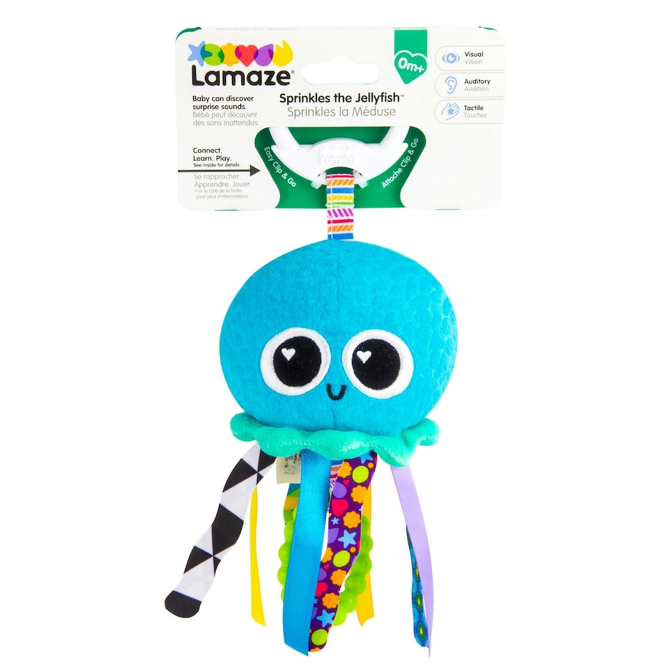 image 1 of Lamaze Mini Clip & Go Sprinkles the Jellyfish