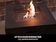 image 4 of Field & Flame Cassia Bio Ethanol Fire Pit in Dark Concrete Grey