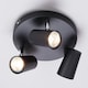 image 3 of BHS Barley Spotlight Plate | Black | Matte Black | 1