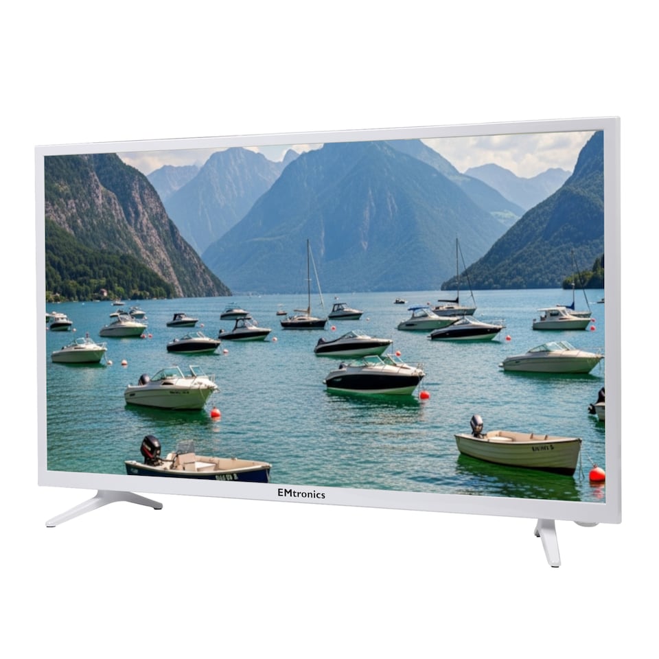 image 1 of EMtronics 32-Inch HD Ready 720p LED TV - White