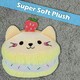 image 5 of Macaroon Cat Soft Toy Cute Plushie Huggable Cuddly Stuffed Toy 23cm Yellow