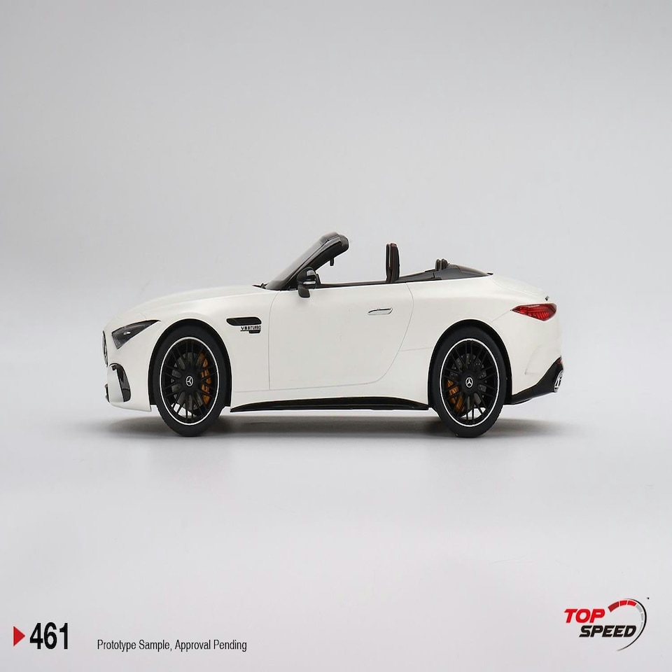 image 1 of Mercedes AMG SL 63 White 1:18 Scale TSM TS0461