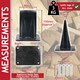 image 7 of SPARES2GO Kindling Splitter Log Wedge Heavy Duty Wood Splitting Firewood Timber Mounted Chisel (Large)