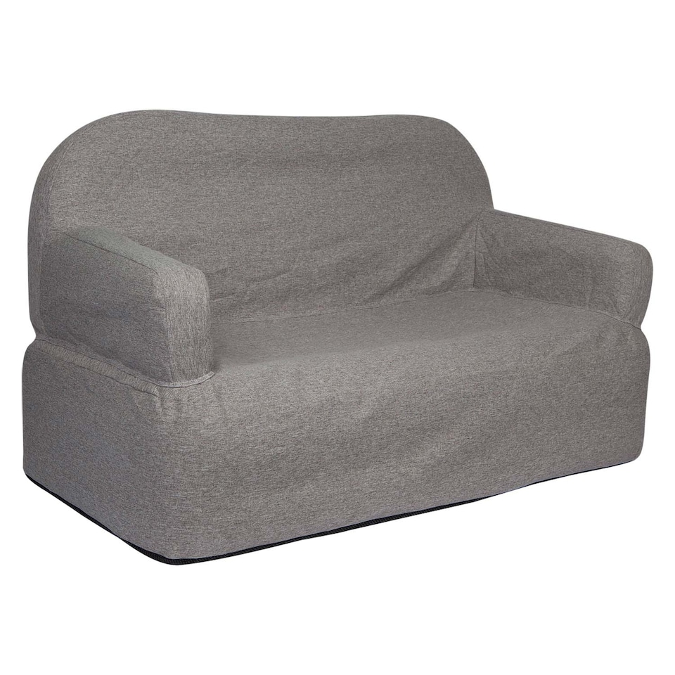 image 1 of PMS Inflatable Camping Sofa 140cm x 86cm - Lightweight, Water-Resistant Lounger, Blue