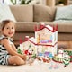 image 5 of Christmas Doll House Playset - 3D DIY Two-Story Dream Home with Garden & Accessories Holiday Gift for Kids Ages 3 plus