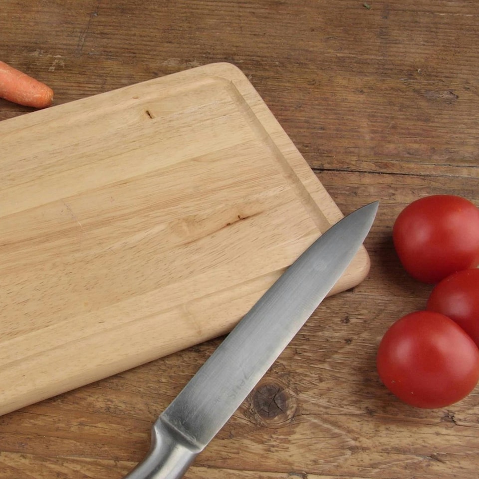 image 1 of Rubberwood Chopping Board 20 x 30cm Small - One Colour - One Size