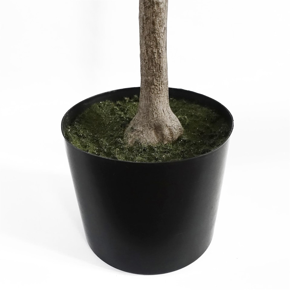 image 1 of Large Lemon Tree Artificial 120cm Premium Plant | Green | 4ft