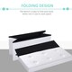 image 5 of HOMCOM Storage Ottoman Tool Box Faux Leather Folding Bench Foot Rest, White