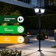 image 6 of Gardenwize Solar Double Head Garden Post Light LED 3 in 1