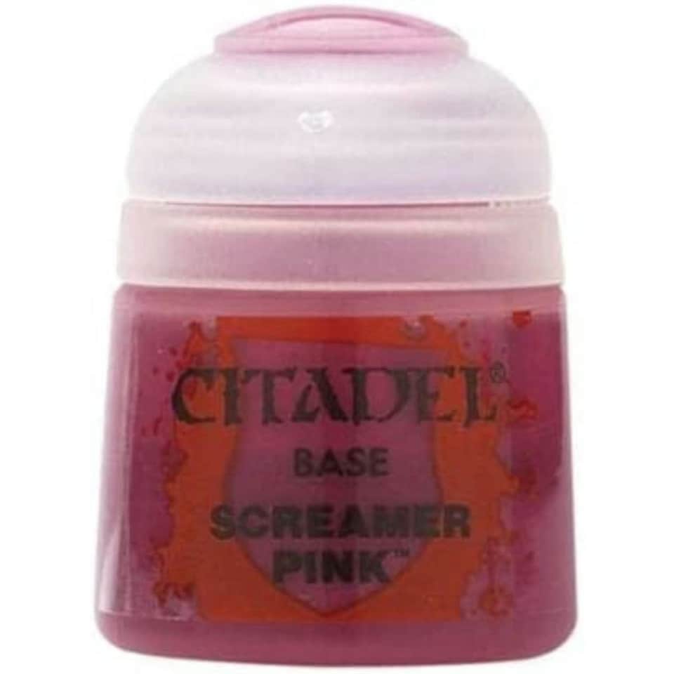 image 1 of Games Workshop Citadel Colour Base: Screamer Pink (12ml) Paint