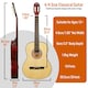 image 10 of 3rd Avenue Full Size Classical Guitar Pack | Blue