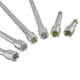 image 3 of 1/4" Drive Wobble Swivel Socket Extension Bar Set 6pcs 50mm - 275mm Bergen