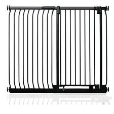 Safetots Elite Pressure Safety Gate, 125cm - 134cm, Matt Black, Pressure Fit Stair Gate, Baby Gate for Doors Hallways and Spaces, Safety Barrier, Easy Installation