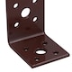 image 3 of Angle Corner Bracket L-Shape Brace Fastener Plate 90mm x 45mm x 40mm 20PK