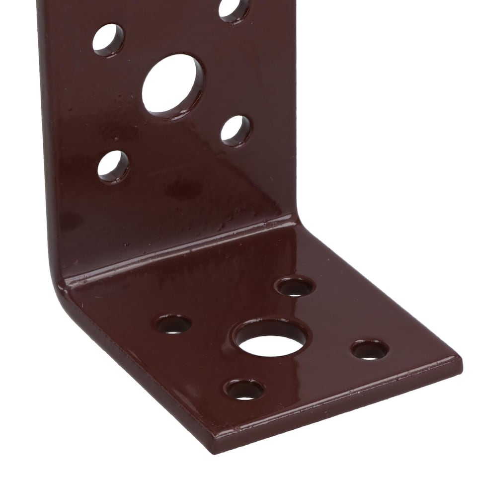 image 1 of Angle Corner Bracket L-Shape Brace Fastener Plate 90mm x 45mm x 40mm 20PK
