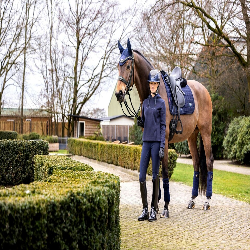 image 1 of LeMieux Loire Classic Dressage Square Purple | Large