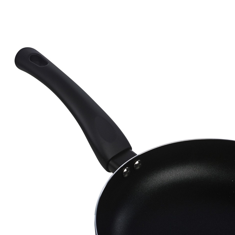 image 1 of 15 Pc Blaumann Cookware Frying Cooking Grill Pan Pots Saucepan Soft Touch Handle | Black | Aquamarine | 15