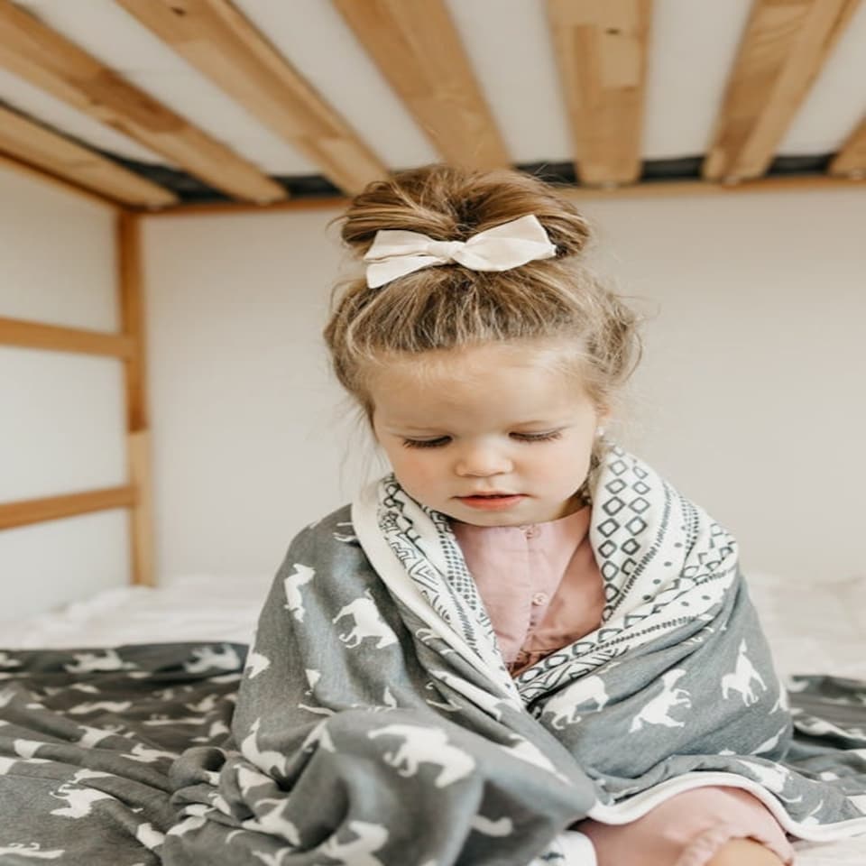 image 1 of Copper Pearl 3 Layer Quilt Colt