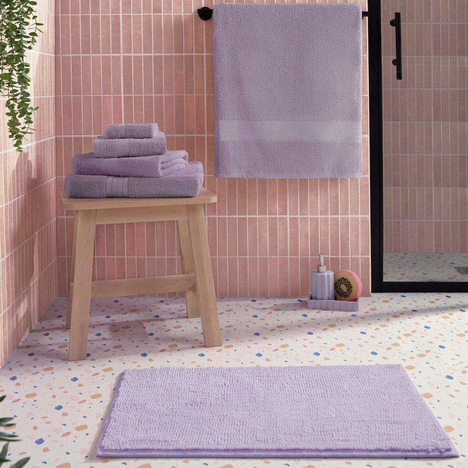 image 1 of OHS 4 x Luxury 100% Cotton 500GSM Bathroom Face Cloth Towel Purple | Lilac | Face cloth