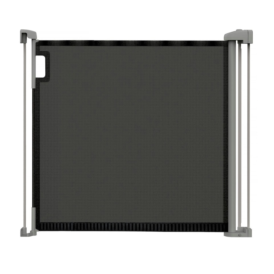 image 1 of Ingenuity The Thruway 52W Series Pet and Baby Gate with Tuck Away Mesh Black