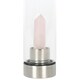 image 2 of Something Different Rose Quartz Glass Water Bottle - Transparent - One Size