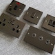 image 2 of SE HOME Black Nickel 1 Gang 2A Round Pin Socket Black | Nickel