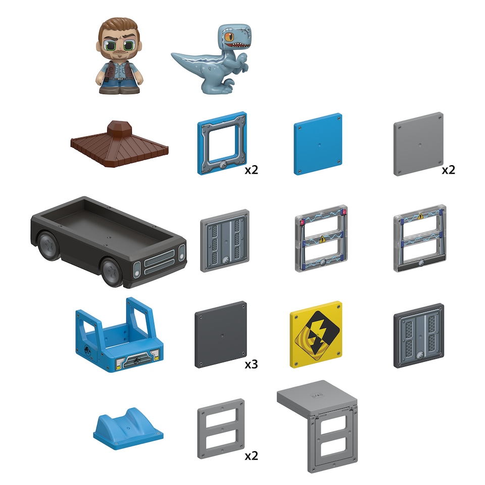 image 1 of Tile Town Jurassic World Dino Scape Set