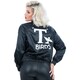 image 3 of Grease Womens/Ladies Pink Ladies & T-Birds Reversible Costume Jacket | Pink | Pink/Black | M | 1