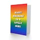 image 2 of Lovely Mimi Trippy Psychedelic Pride Hippie Birthday Card