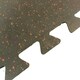 image 1 of Red Speckle Commercial Rubber Interlocking Flooring Gym Mats - 50cm x 50cm x 6mm Black | One Size
