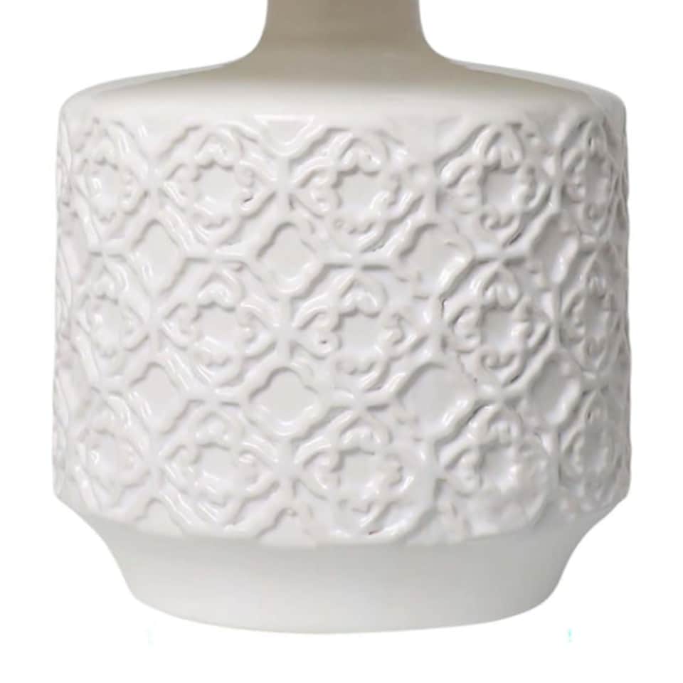 image 1 of Mara White Ceramic Table Lamp
