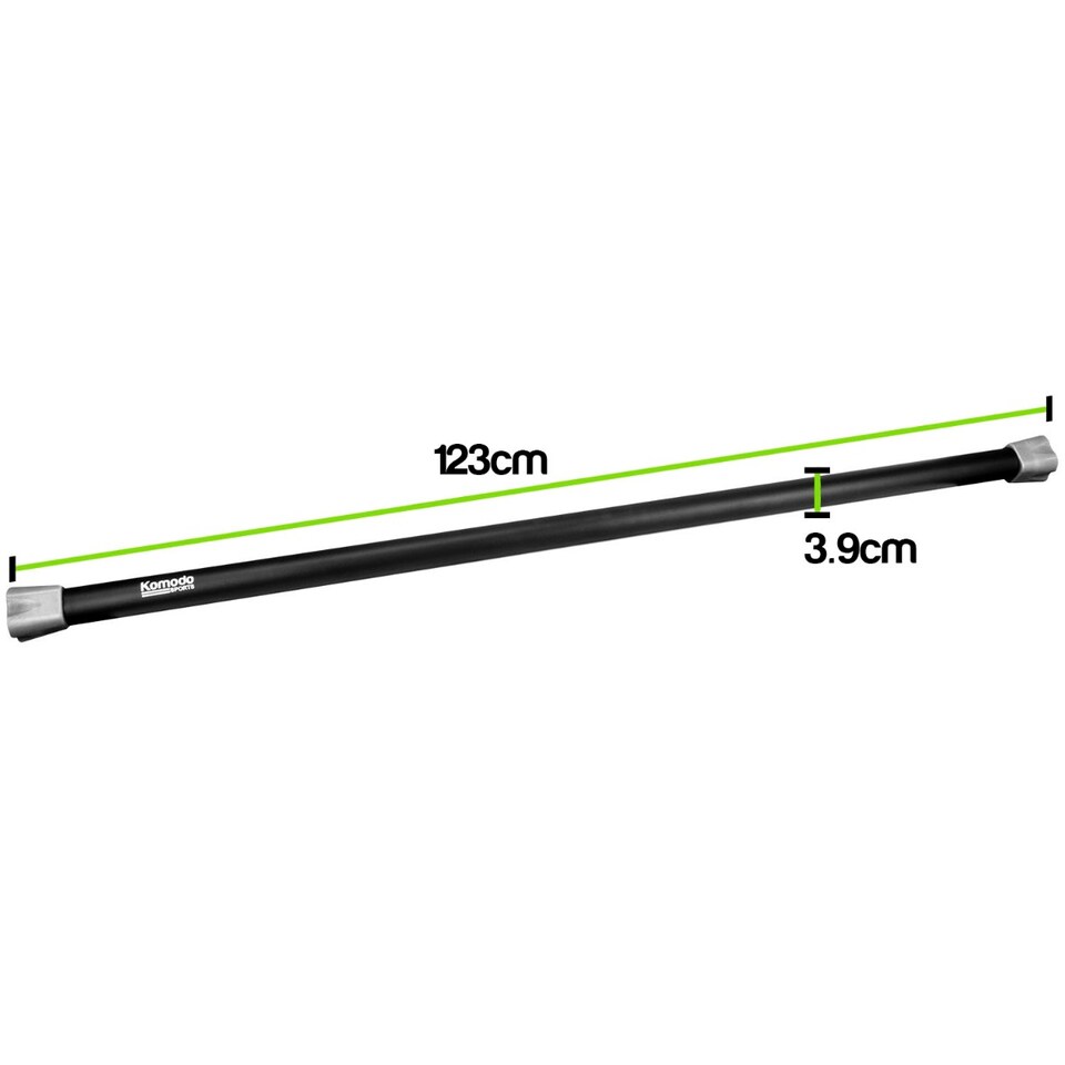 image 1 of Komodo Aerobic Weighted Exercise Bar - 8kg