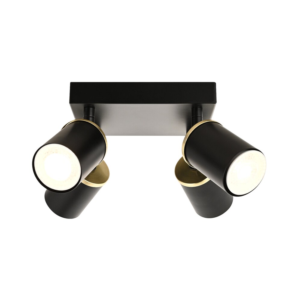 image 1 of Larbert - Black 4 Way Adjustable Spotlight Fitting