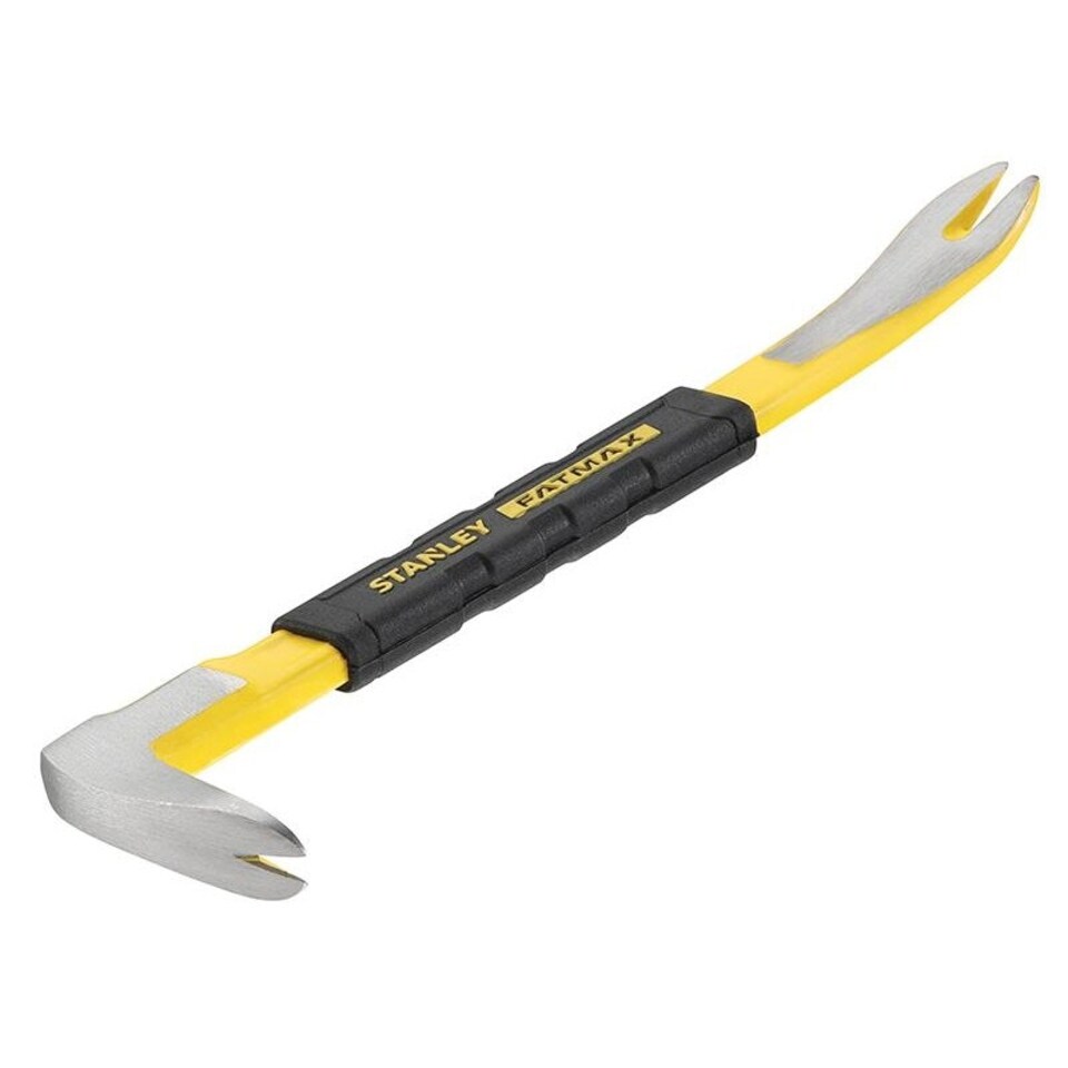 Stanley Hand Tools Fatmax Spring Steel Claw Bar - Multi Colour - 250mm (10in)