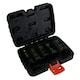 image 4 of 1/2in Drive Wheel Hub Lug Nut Cap Flip Impact Sockets Remover Removal 5pc