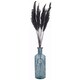 image 1 of 33cm Glass Vase with Black Pampas Plume | Grey | 1